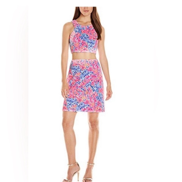 Lilly Pulitzer Dresses & Skirts - Lilly Pulitzer Mallika Crop top set NWT